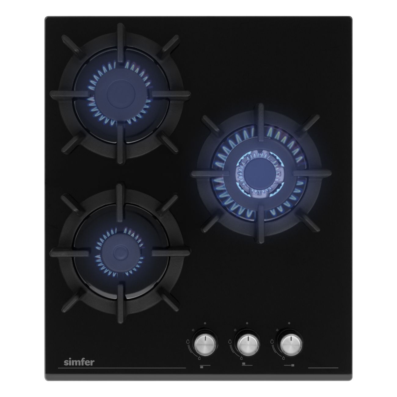 Изображение товара Встраиваемая газовая панель независимая Simfer H45N35B571 черная