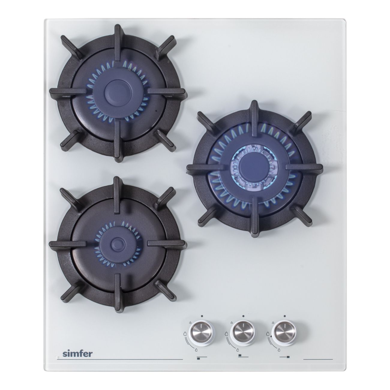 Изображение товара Встраиваемая газовая панель независимая Simfer H45N35W571 белая