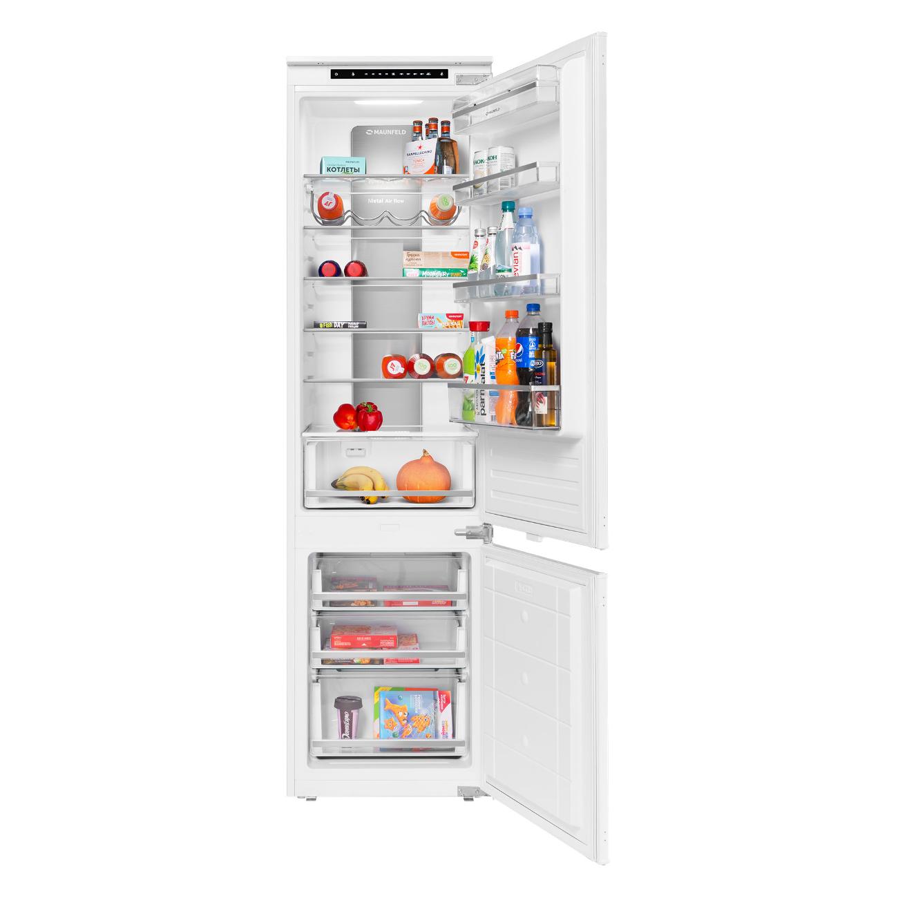 Изображение товара Встраиваемый холодильник комби Maunfeld MBF193NFW
