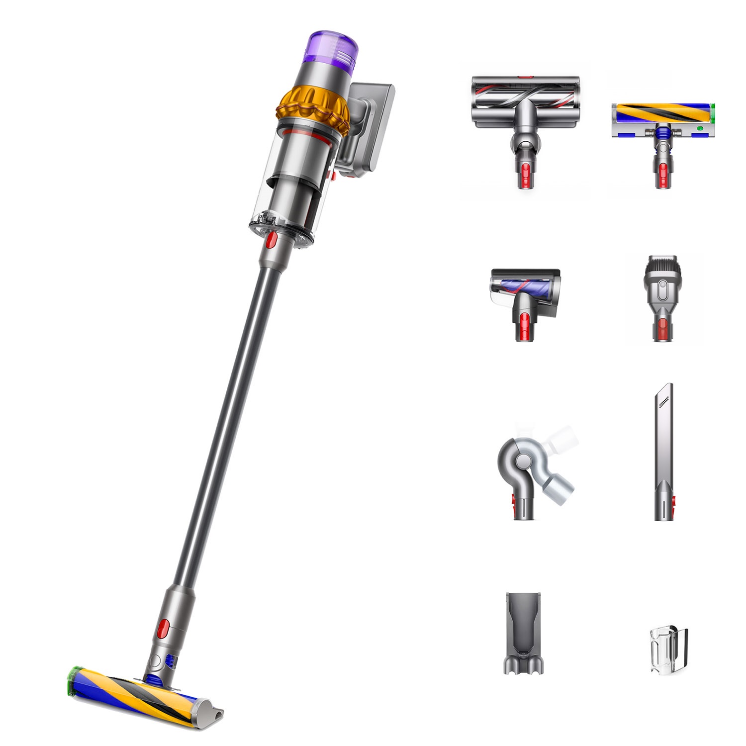 Купить Беспроводной пылесос Dyson Dyson V15 Detect Absolute 363535-01 в  каталоге интернет магазина М.Видео по выгодной цене с доставкой, отзывы,  фотографии - Москва