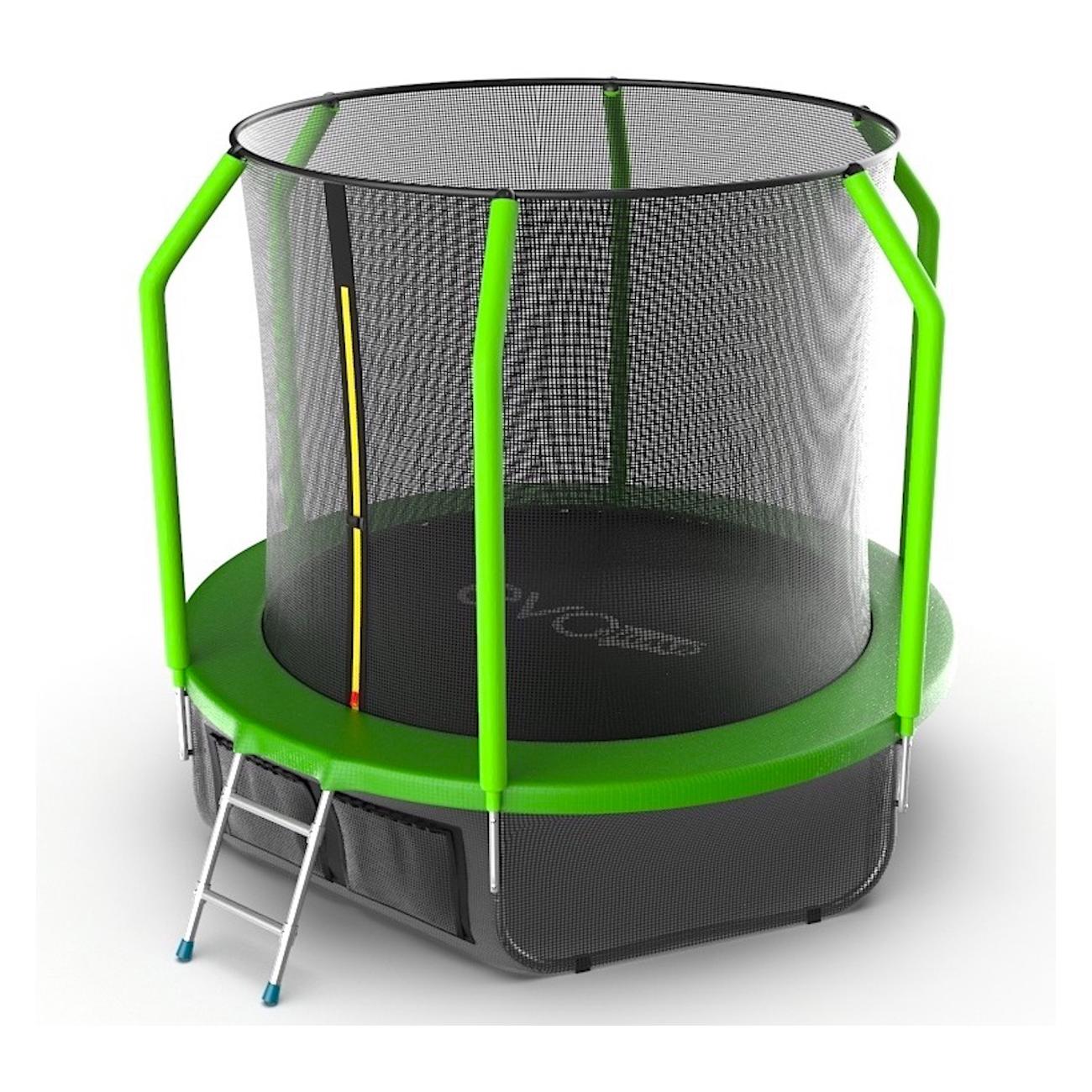 Изображение товара Батут каркасный Evo Jump Cosmo 8ft Green + нижняя сеть