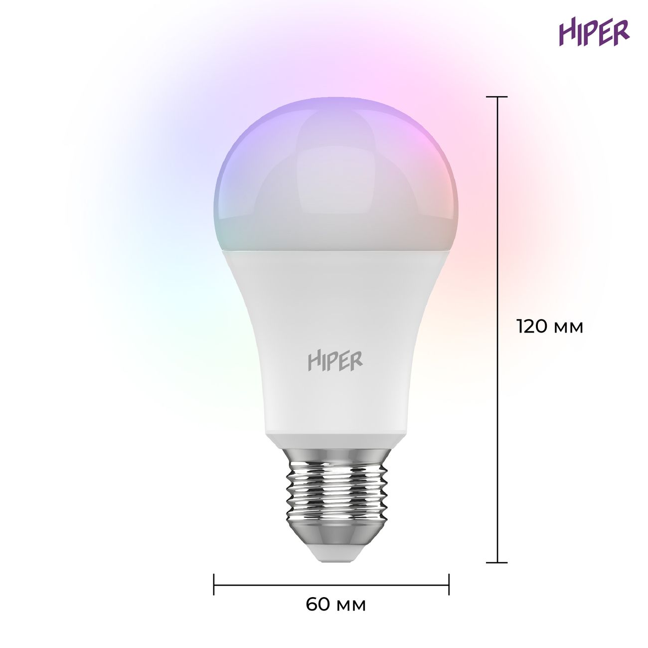 Купить Умные лампочки HIPER IOT CLED M1 RGB (2шт) в каталоге интернет  магазина М.Видео по выгодной цене с доставкой, отзывы, фотографии - Москва