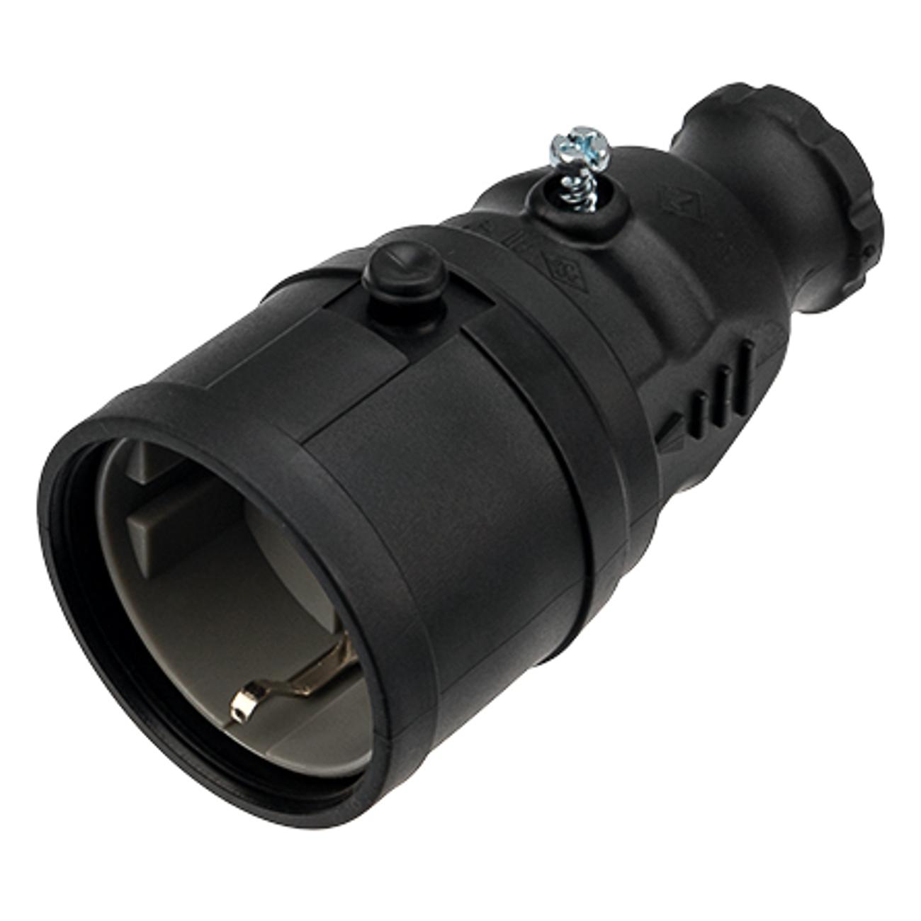 Изображение товара Силовой разъем Rexant 16А с/з IP20/44 каучук (111-005)