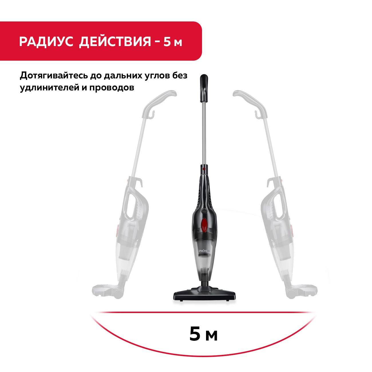 Купить Пылесос ручной (handstick) ENCHEN Vacuum Cleaner V1 в каталоге  интернет магазина М.Видео по выгодной цене с доставкой, отзывы, фотографии  - Москва