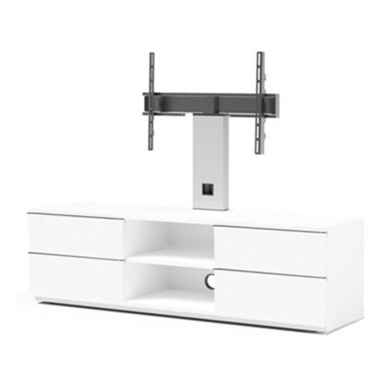 Изображение товара Тумба под телевизор Sonorous LBA 124 SLV-WHT-WHT