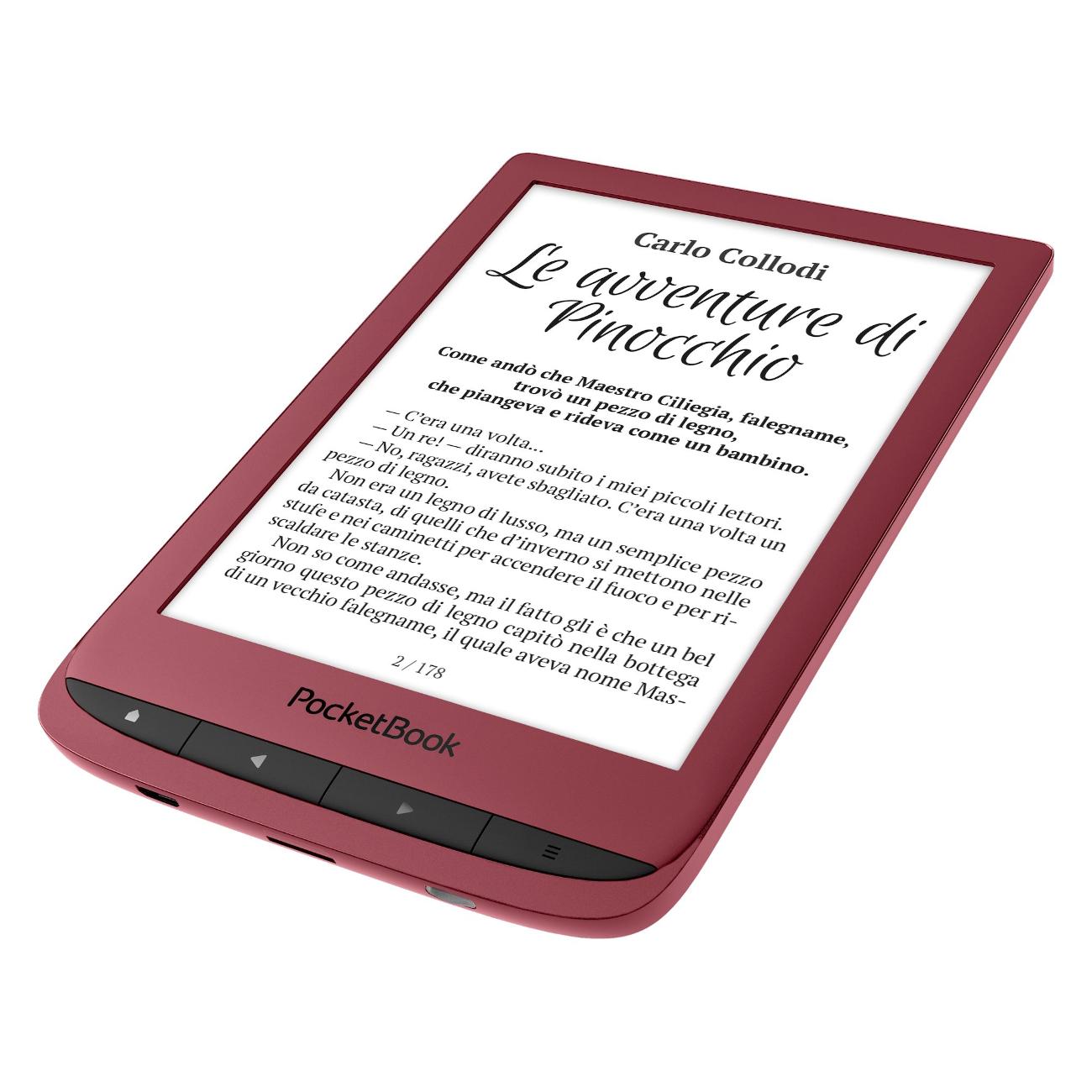 Купить Электронная книга PocketBook 628 Touch Lux 5 Ruby Red (красный) в  каталоге интернет магазина М.Видео по выгодной цене с доставкой, отзывы,  фотографии - Москва