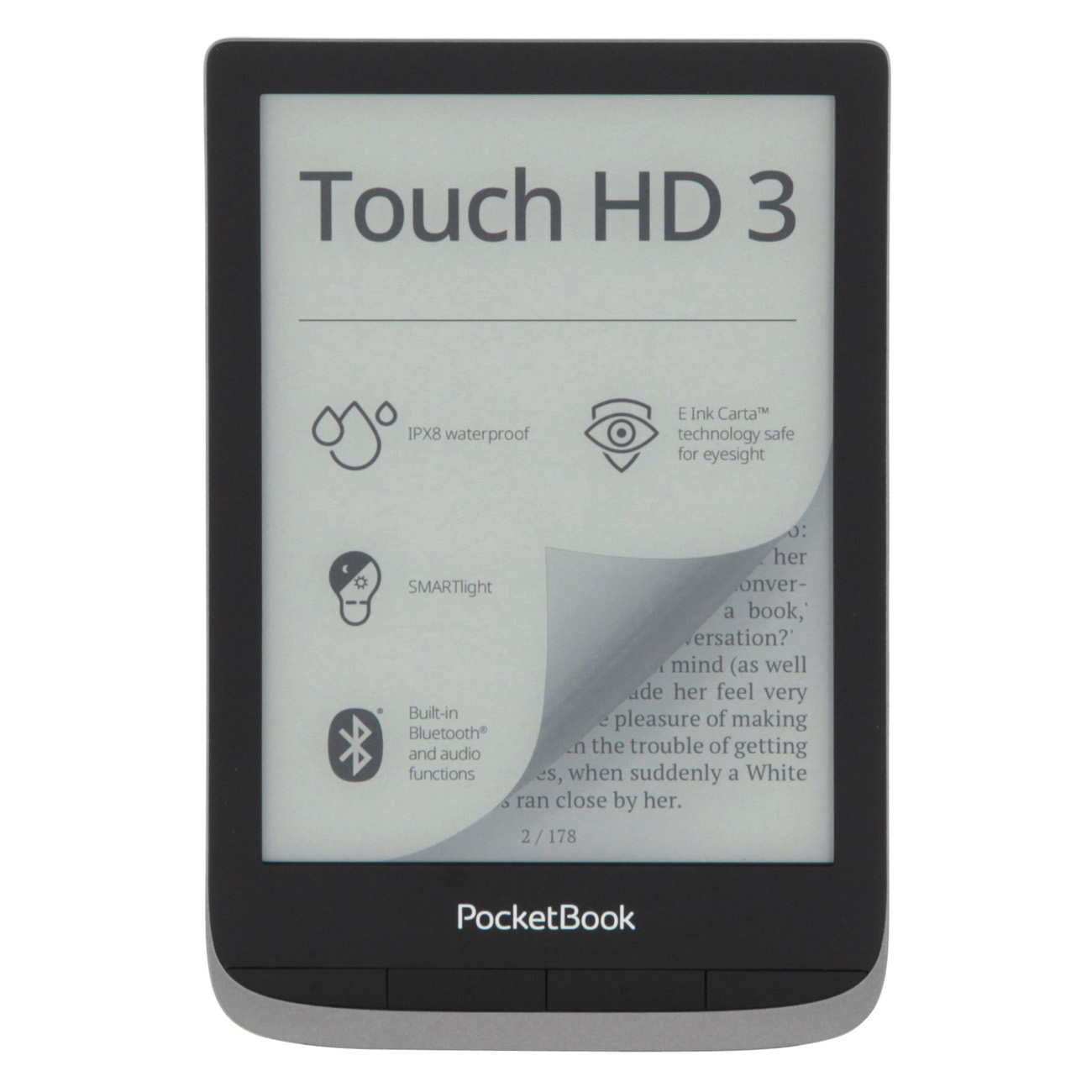 Купить Электронная книга PocketBook 632 Touch HD 3 Metallic Grey (серый  металлик) в каталоге интернет магазина М.Видео по выгодной цене с  доставкой, отзывы, фотографии - Москва