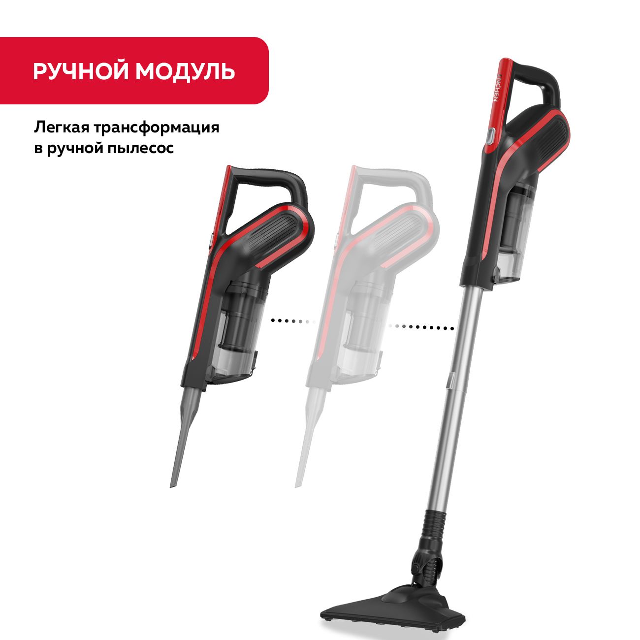 Купить Пылесос ручной (handstick) ENCHEN Vacuum Cleaner V2 в каталоге  интернет магазина М.Видео по выгодной цене с доставкой, отзывы, фотографии  - Москва