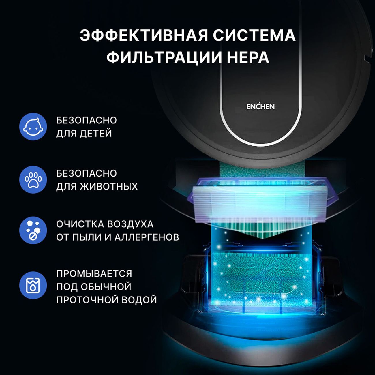 Купить Робот-пылесос ENCHEN Vacuum Cleaner R2 Pro в каталоге интернет  магазина М.Видео по выгодной цене с доставкой, отзывы, фотографии - Москва