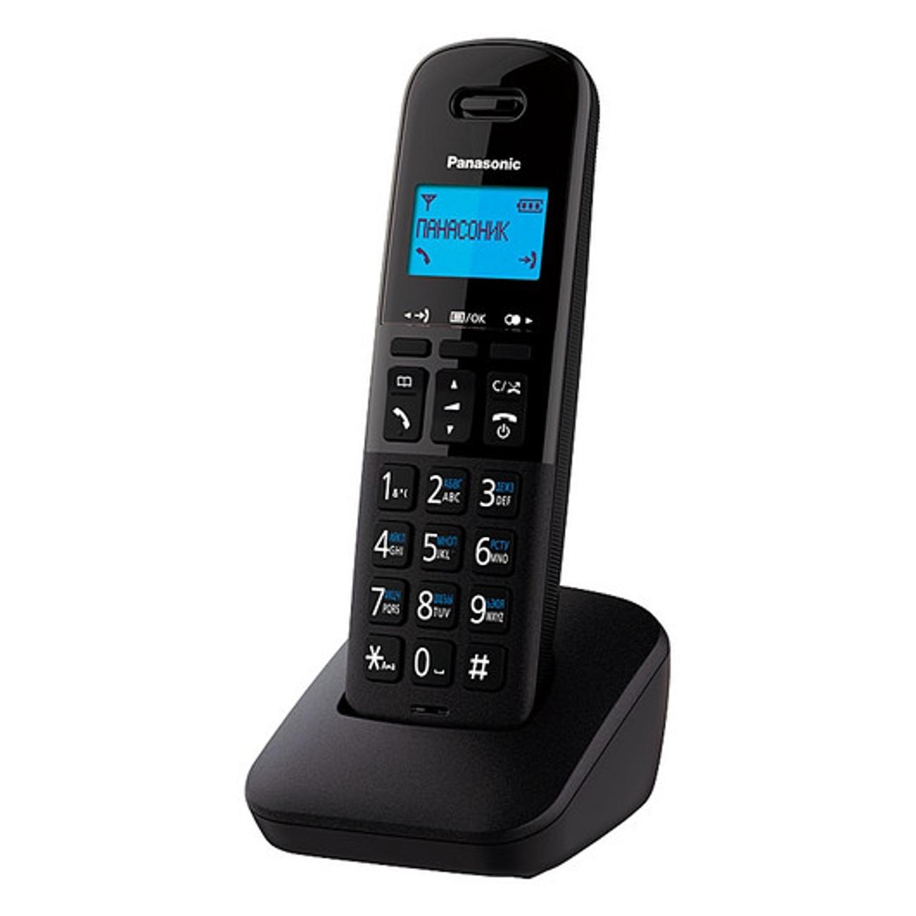 Купить Телефон dect Panasonic KX-TGB610RU Black в каталоге интернет  магазина М.Видео по выгодной цене с доставкой, отзывы, фотографии - Москва