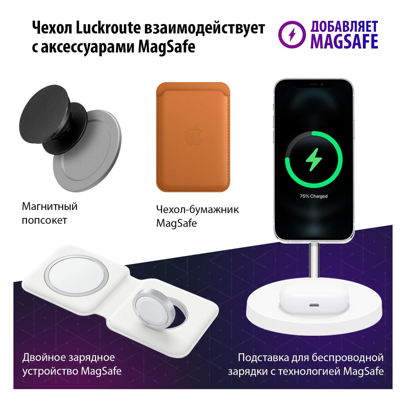 Купить Чехол для iPhone Luckroute iPhone XS Max MagSafe в каталоге интернет  магазина М.Видео по выгодной цене с доставкой, отзывы, фотографии - Москва