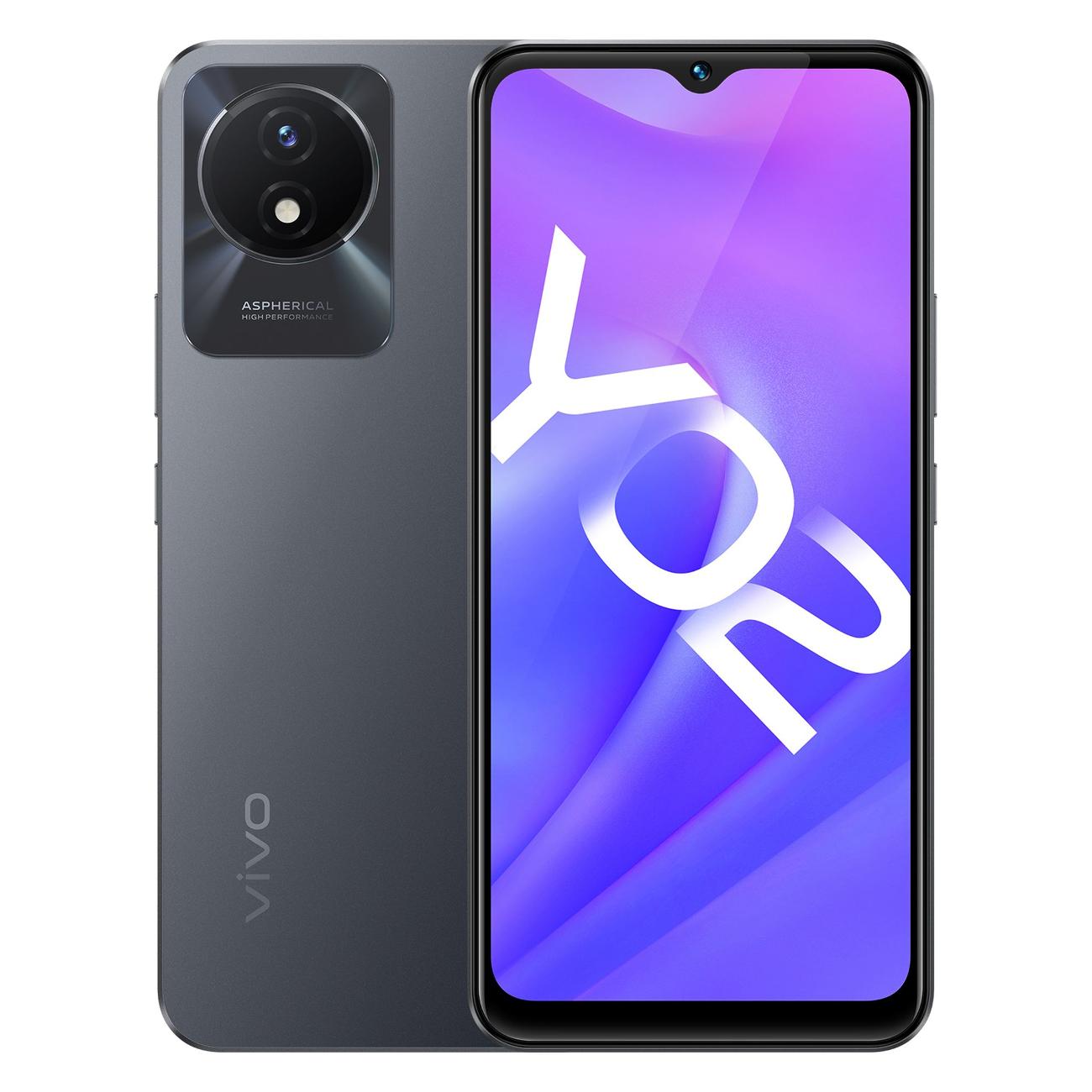 Купить Смартфон vivo Y02 2/32GB Cosmic Grey (v2217) в каталоге интернет  магазина М.Видео по выгодной цене с доставкой, отзывы, фотографии - Москва