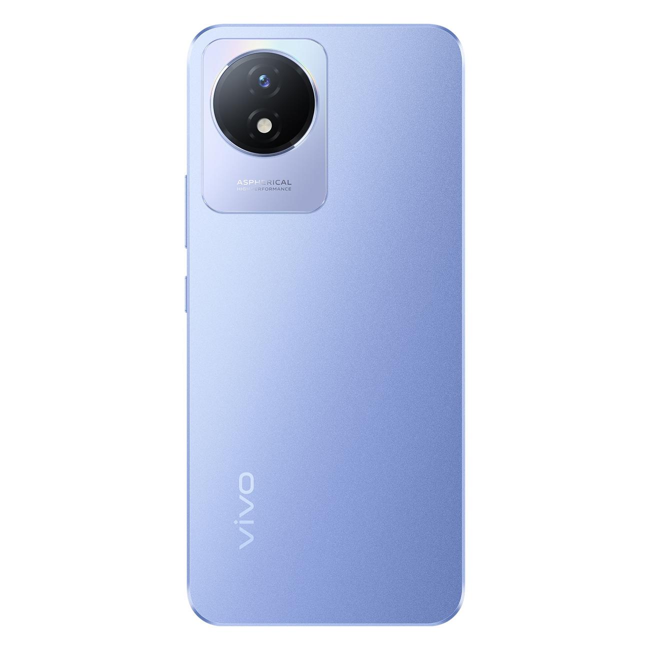 Купить Смартфон vivo Y02 2/32GB Orchid Blue (v2217) в каталоге интернет  магазина М.Видео по выгодной цене с доставкой, отзывы, фотографии - Москва