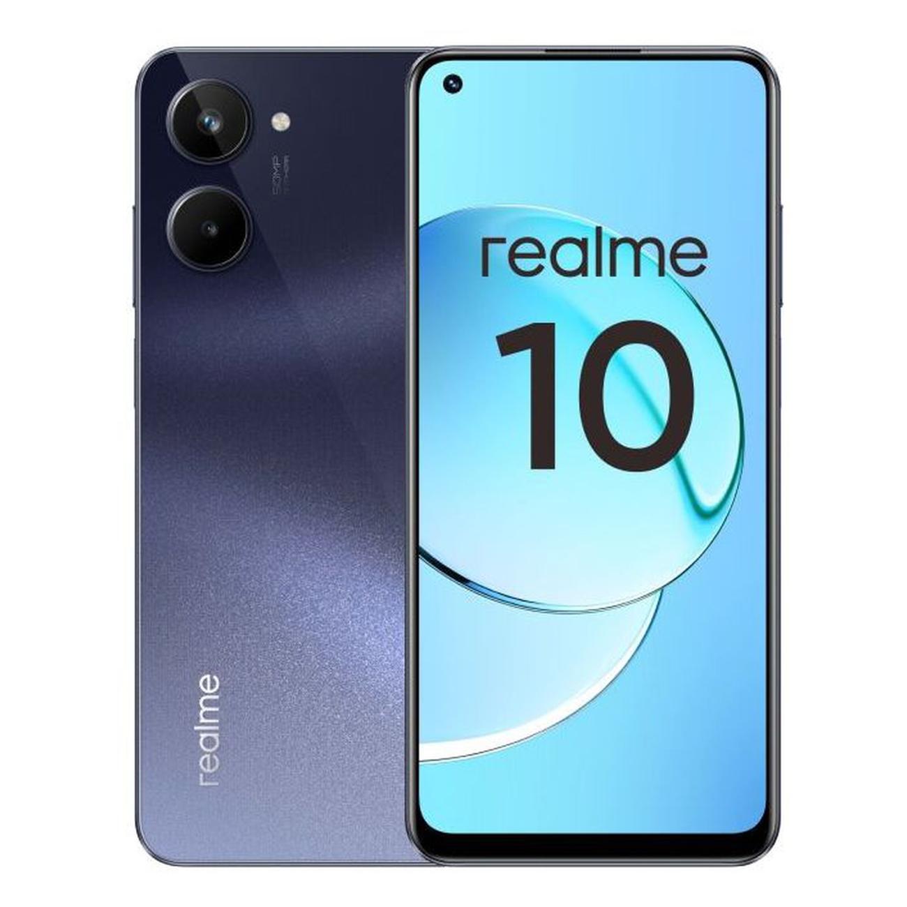 Купить Смартфон realme 10 4/64GB Black в каталоге интернет магазина М.Видео  по выгодной цене с доставкой, отзывы, фотографии - Москва