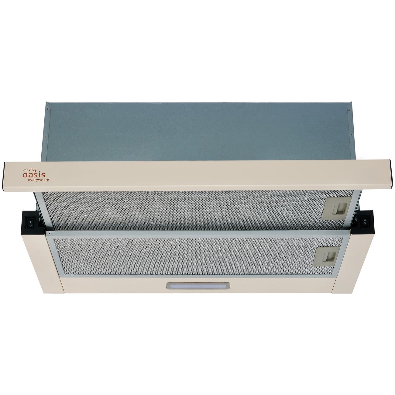 Изображение товара Встроенная вытяжка Oasis VT-60I с двумя режимами работы и LED подсветкой Изображение товара Встроенная вытяжка Oasis VT-60I с двумя режимами работы и LED подсветкой