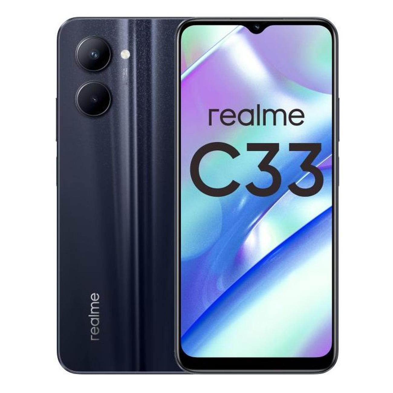 Купить Смартфон realme C33 3/32GB Black в каталоге интернет магазина  М.Видео по выгодной цене с доставкой, отзывы, фотографии - Москва