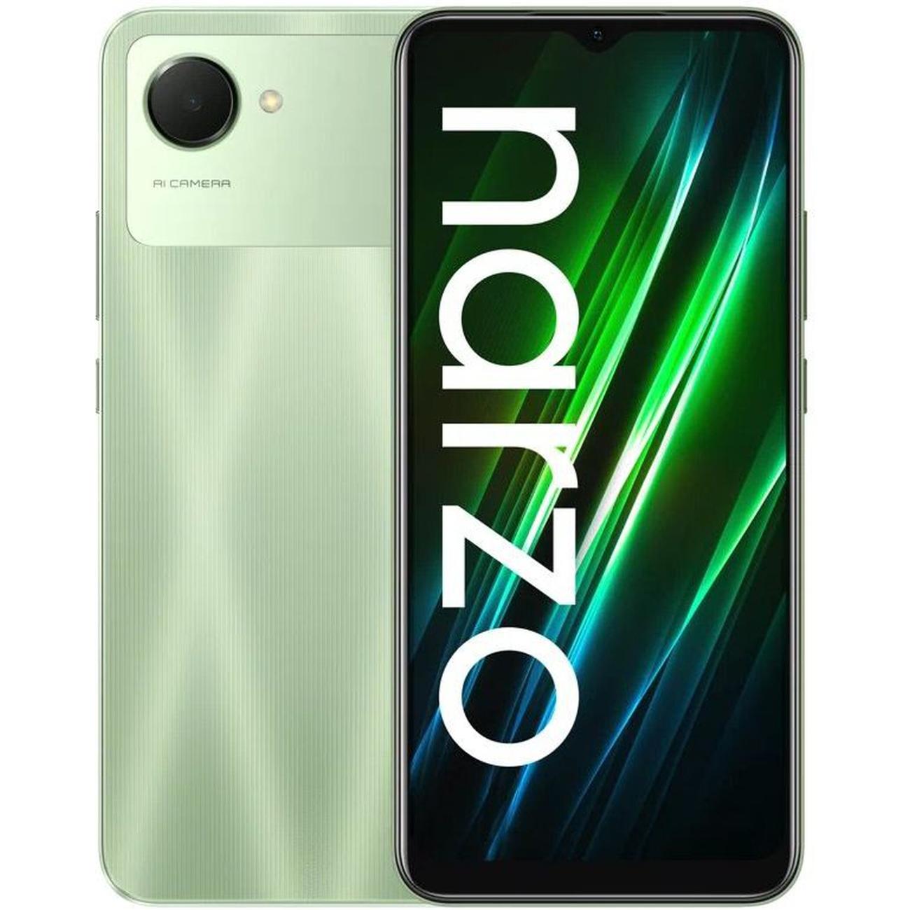 Купить Смартфон realme Narzo 50i Prime 4/64GB Green в каталоге интернет  магазина М.Видео по выгодной цене с доставкой, отзывы, фотографии - Москва