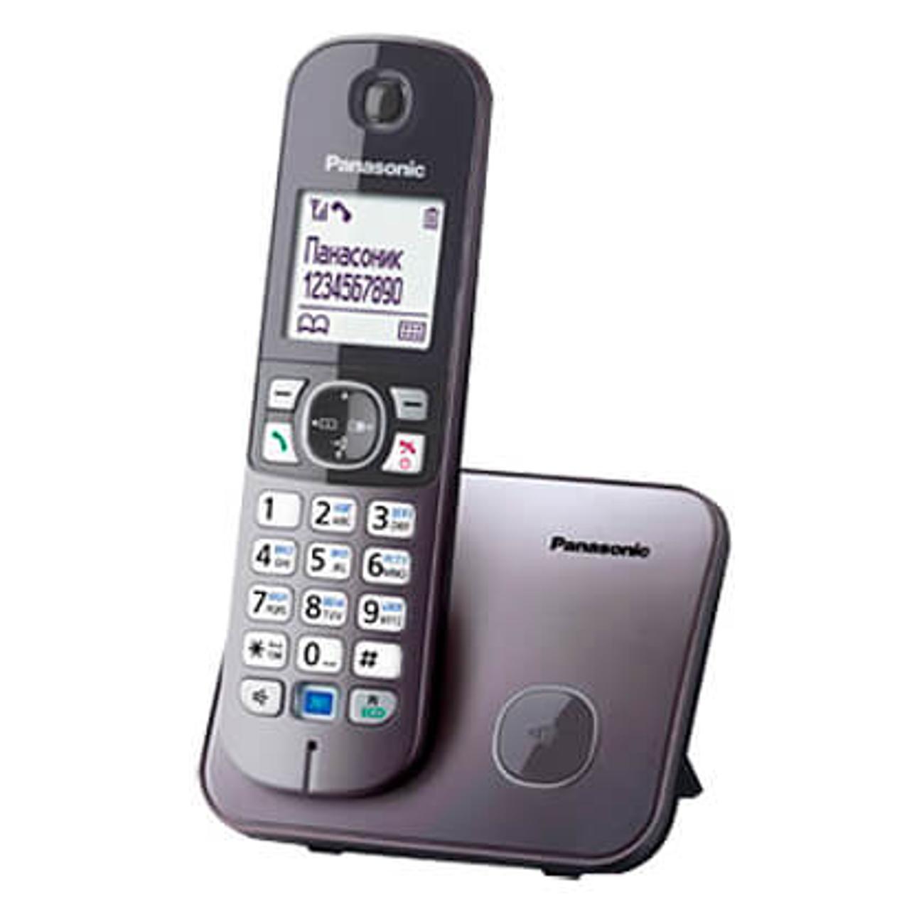 Купить Телефон dect Panasonic KX-TG6811RUM в каталоге интернет магазина  М.Видео по выгодной цене с доставкой, отзывы, фотографии - Москва