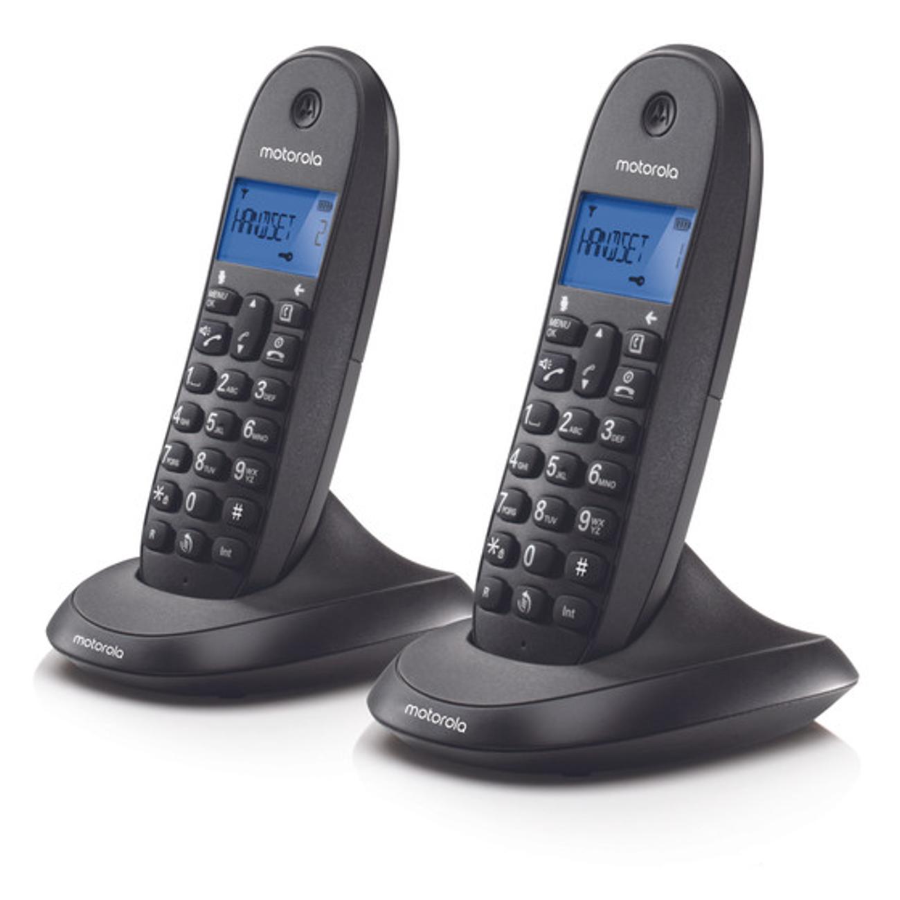 Купить Телефон dect Motorola C1002LB+ Black в каталоге интернет магазина  М.Видео по выгодной цене с доставкой, отзывы, фотографии - Москва