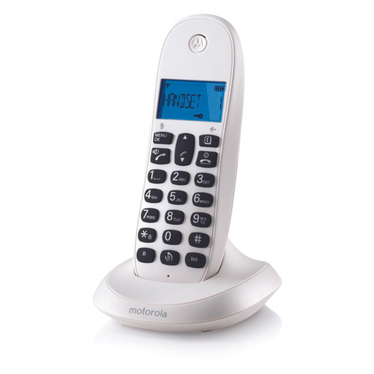 Купить Телефон dect Motorola C1001LB+ White в каталоге интернет магазина  М.Видео по выгодной цене с доставкой, отзывы, фотографии - Москва