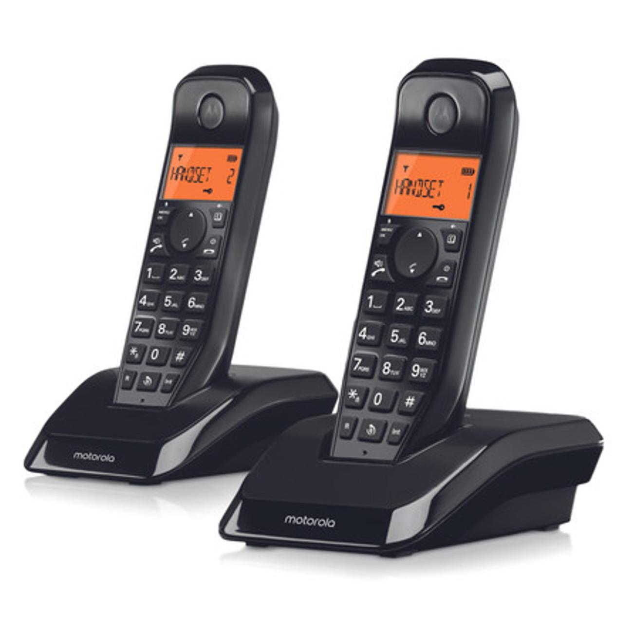 Телефон dect Motorola S1202 Black