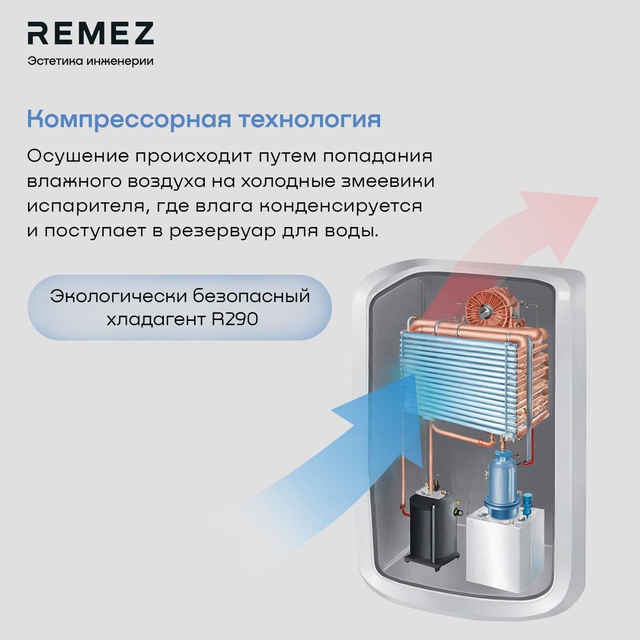 Купить Осушитель воздуха Remez RMD-312 в каталоге интернет магазина М.Видео  по выгодной цене с доставкой, отзывы, фотографии - Москва