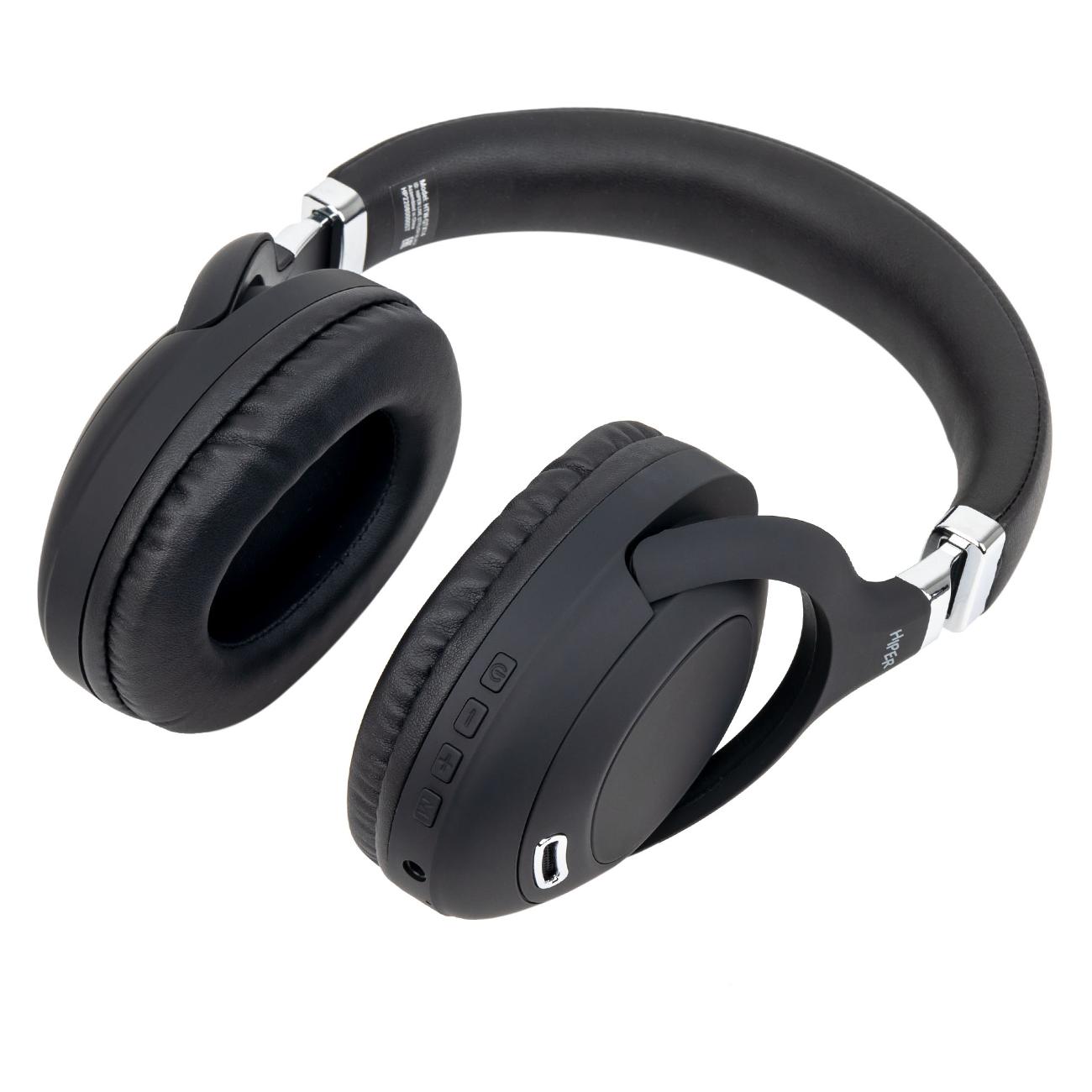 Наушники накладные Bluetooth HIPER Live Stylish Black (HTW-QTX14)