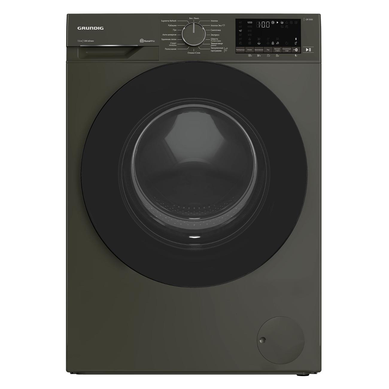 Изображение товара Стиральная машина узкая Grundig GW5P57H21A черный