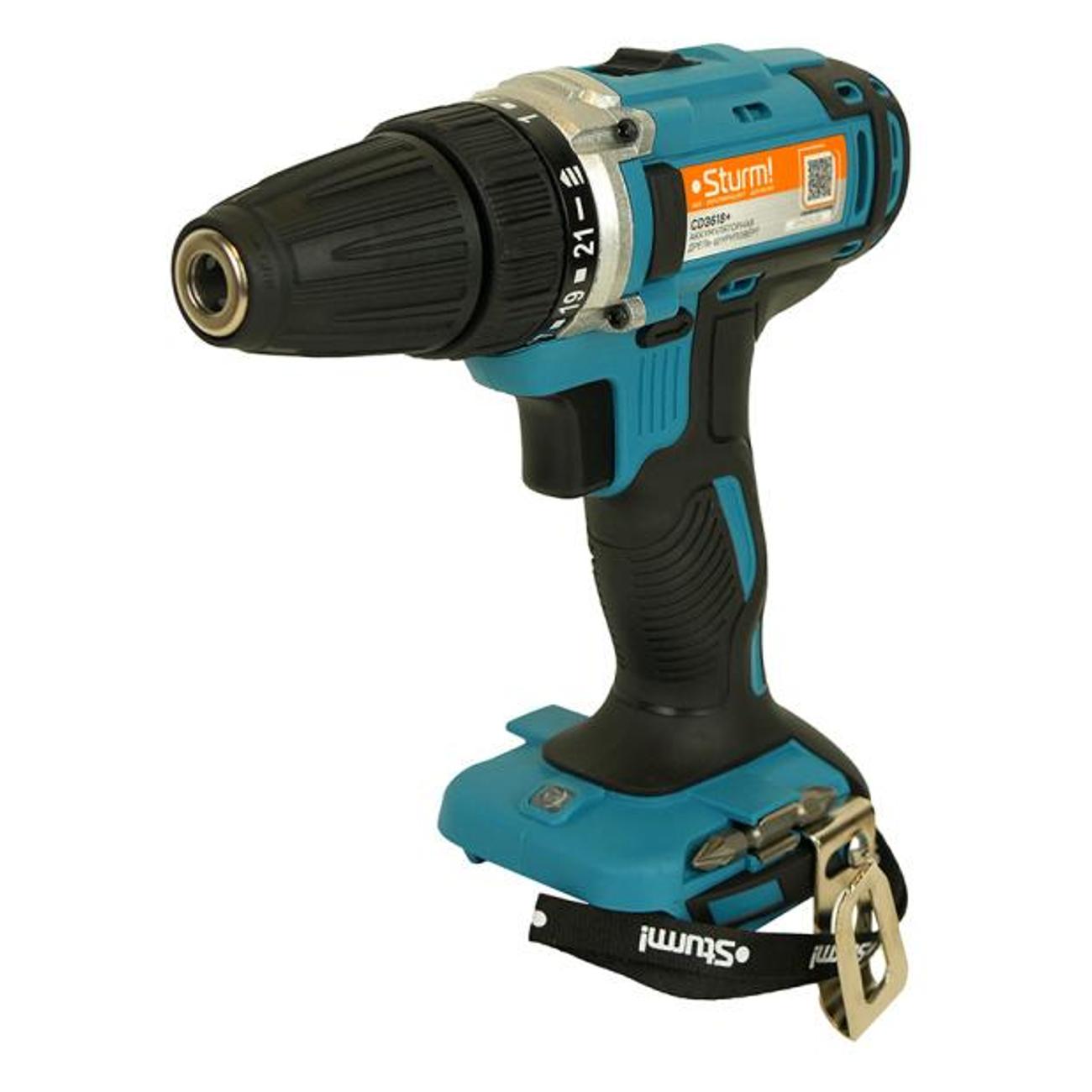 Изображение товара Шуруповерт аккумуляторный Sturm! CD3618+