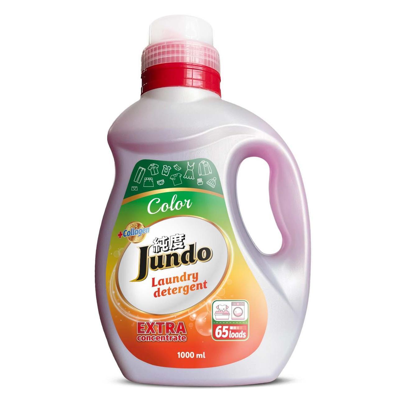 Изображение товара Гель для стирки цветного белья Jundo Premium Color 1 л Изображение товара Гель для стирки цветного белья Jundo Premium Color 1 л