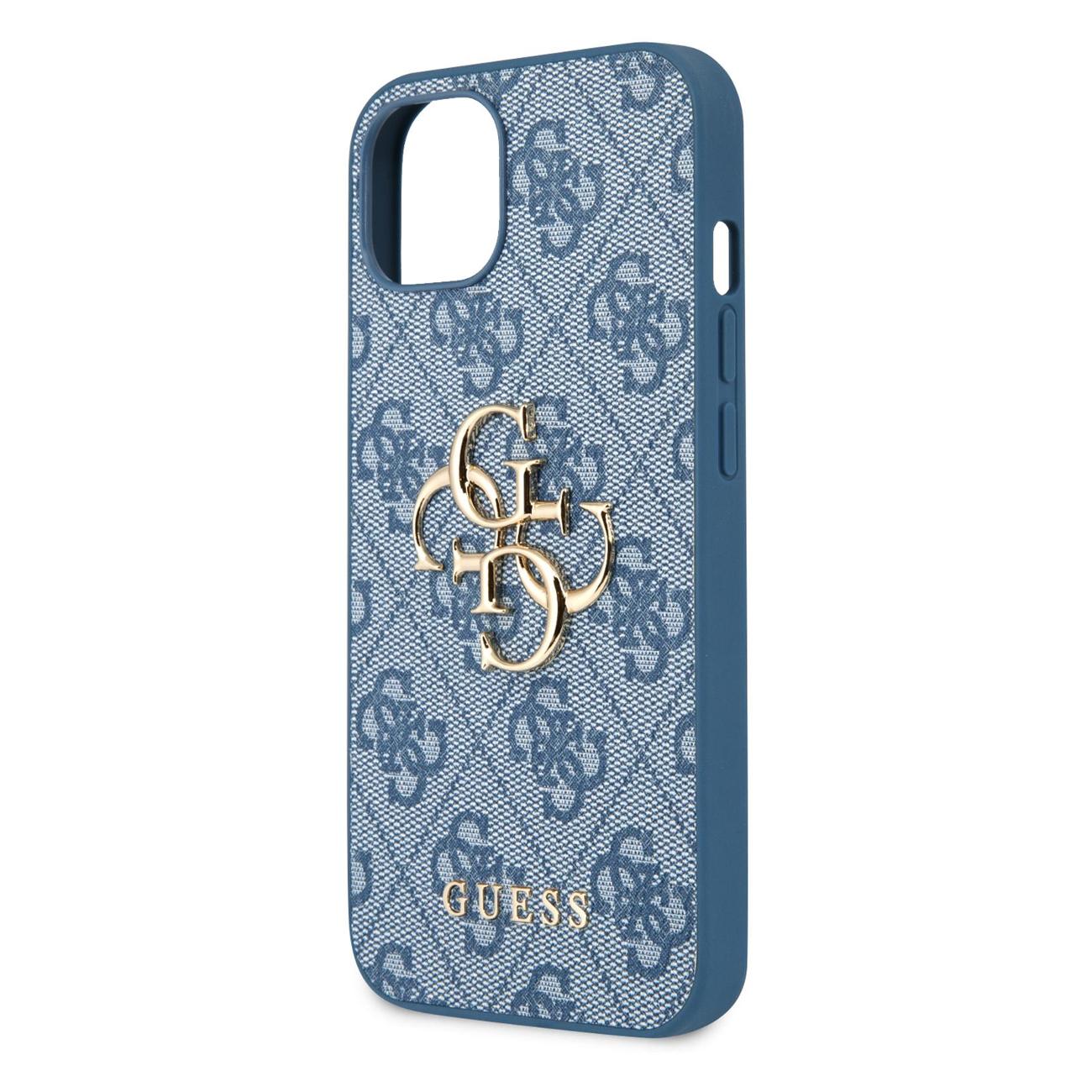 Купить Чехол Guess на iPhone 13 PU leather 4G Big logo Blue в каталоге  интернет магазина М.Видео по выгодной цене с доставкой, отзывы, фотографии  - Москва