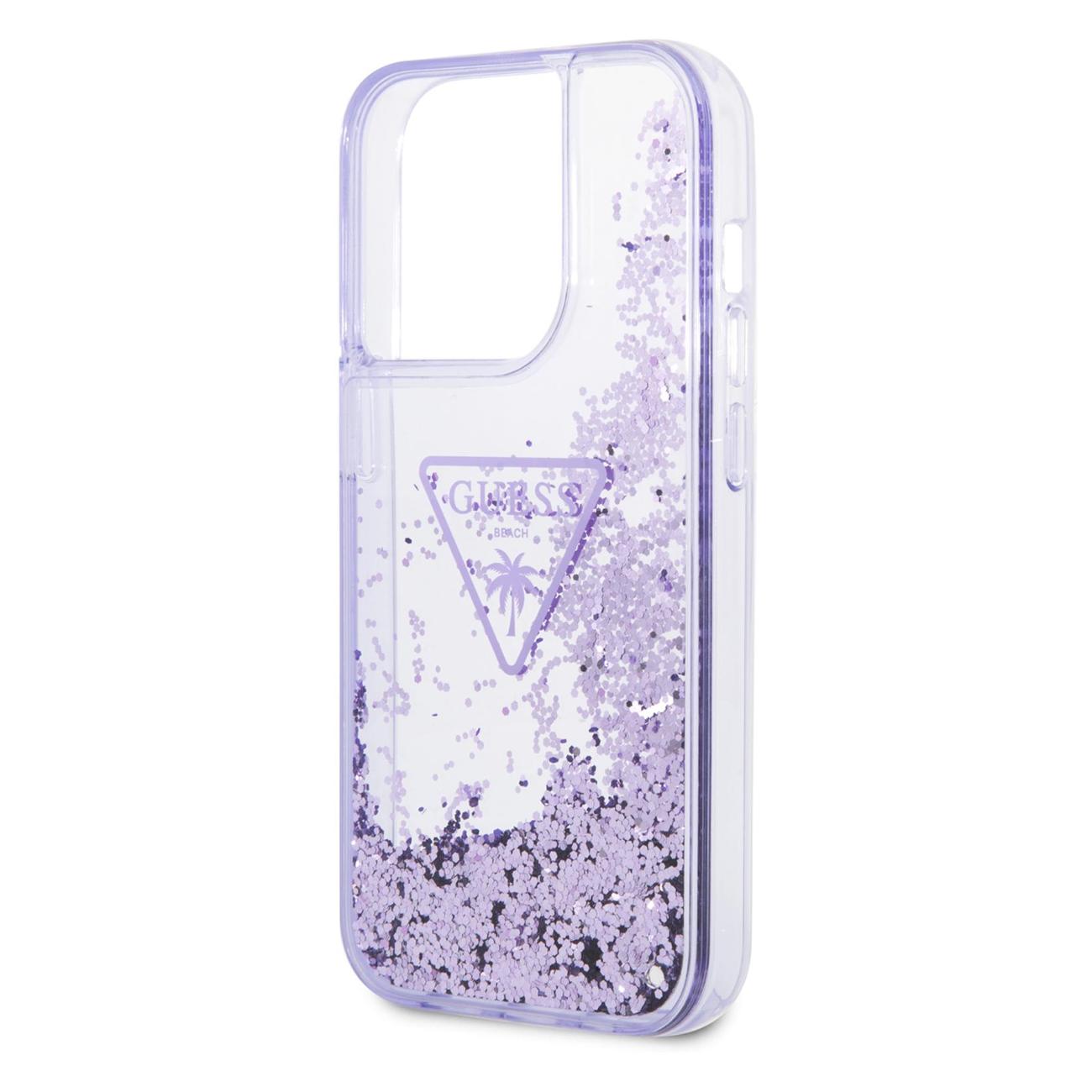 Купить Чехол Guess на iPhone 14 Pro Liquid glitter Logo Purple в каталоге  интернет магазина М.Видео по выгодной цене с доставкой, отзывы, фотографии  - Москва