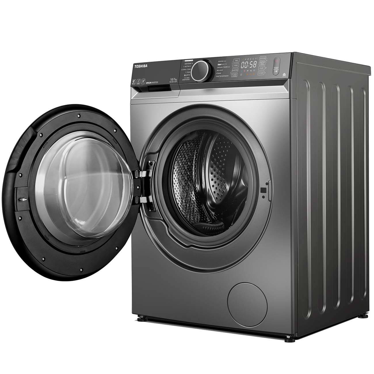 Купить Стиральная машина с сушкой Toshiba TWD-BM110GF4RU(SK) в каталоге  интернет магазина М.Видео по выгодной цене с доставкой, отзывы, фотографии  - Москва