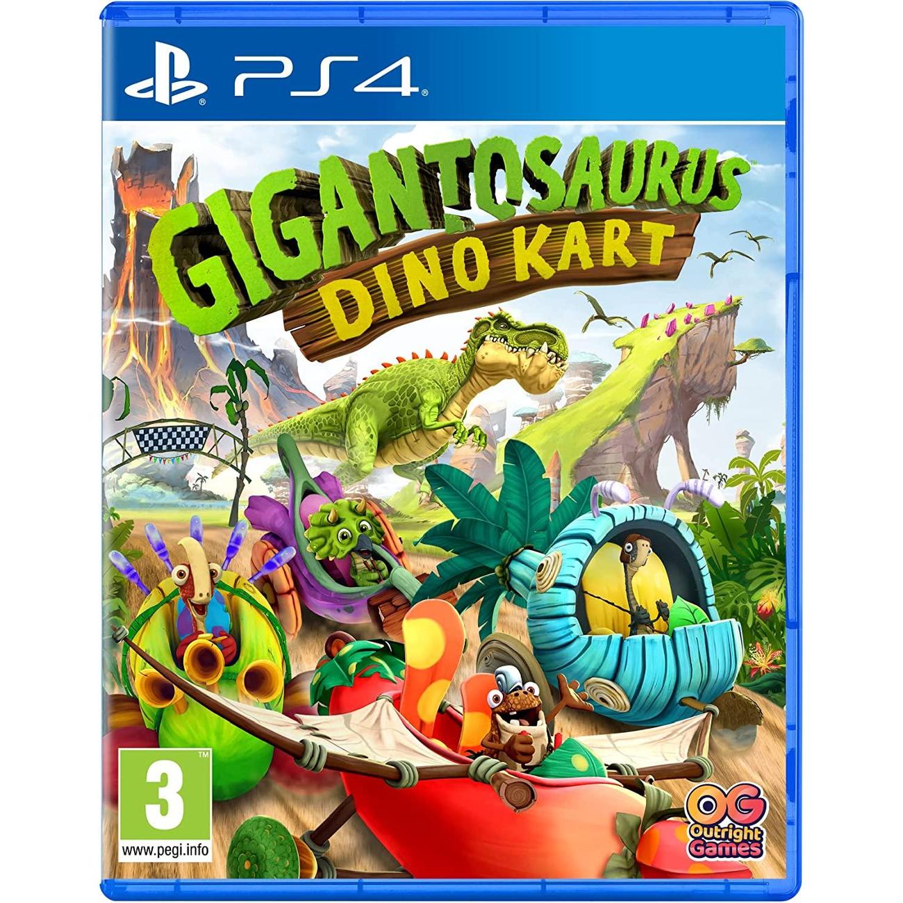 Купить PS4 игра Outright Games Gigantosaurus. Dino Kart в каталоге интернет  магазина М.Видео по выгодной цене с доставкой, отзывы, фотографии - Москва