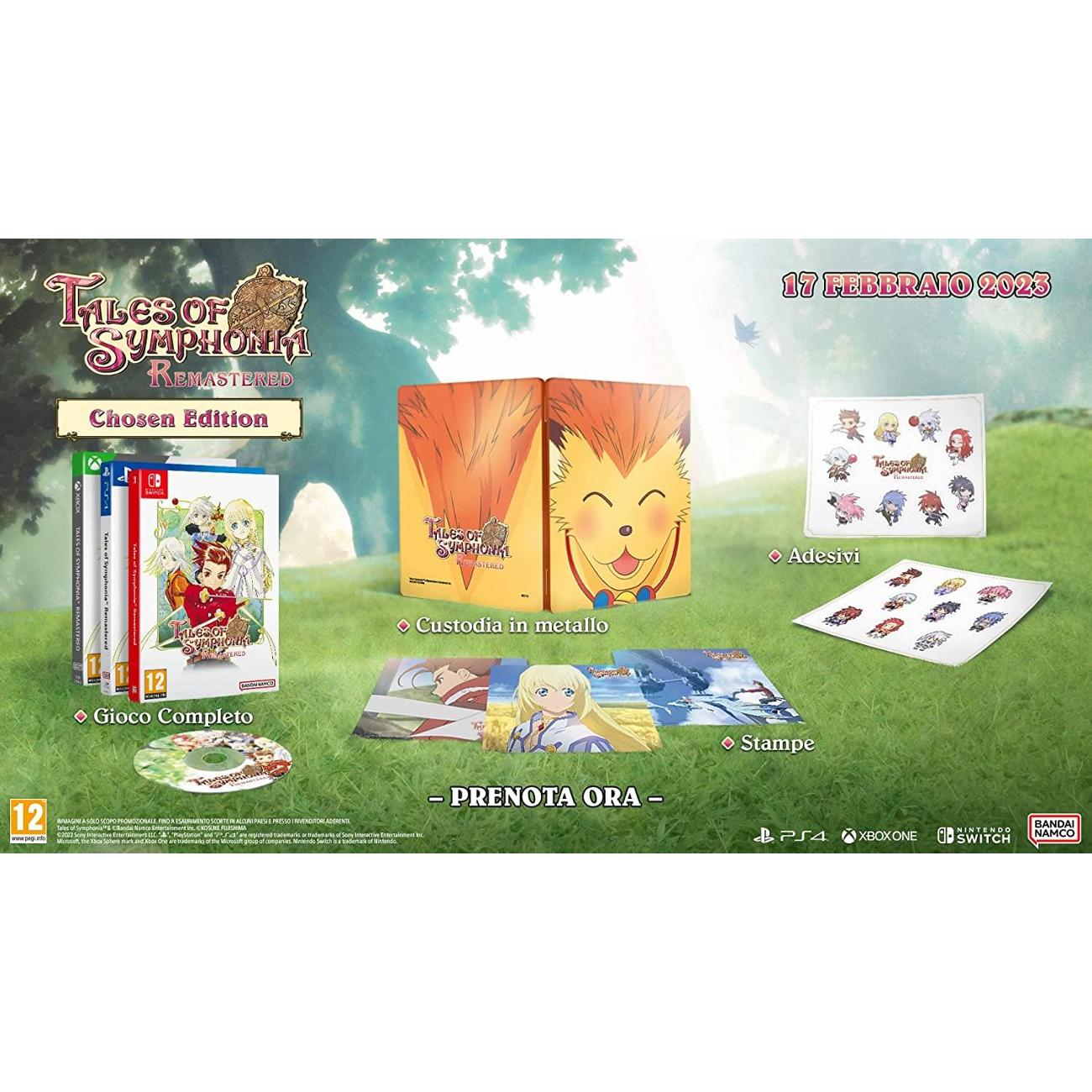 Купить Игра Bandai Namco Tales of Symphonia Remastered. Chosen Edition в  каталоге интернет магазина М.Видео по выгодной цене с доставкой, отзывы,  фотографии - Москва