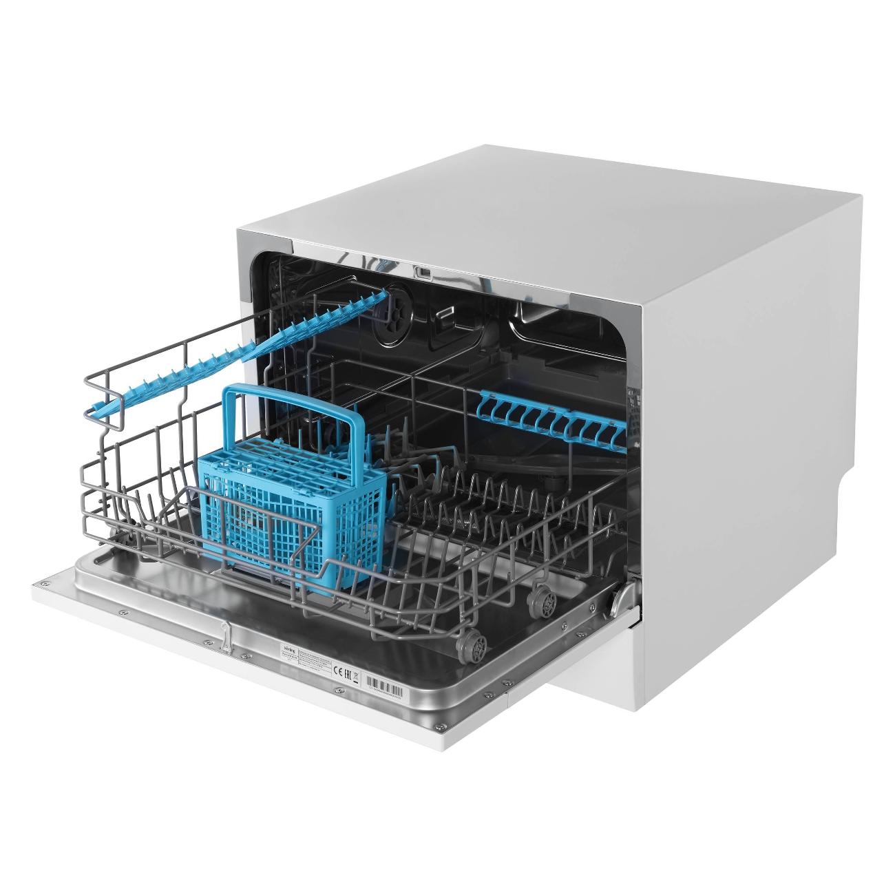 Купить Посудомоечная машина компактная Korting KDF 2015 W в каталоге  интернет магазина М.Видео по выгодной цене с доставкой, отзывы, фотографии  - Москва