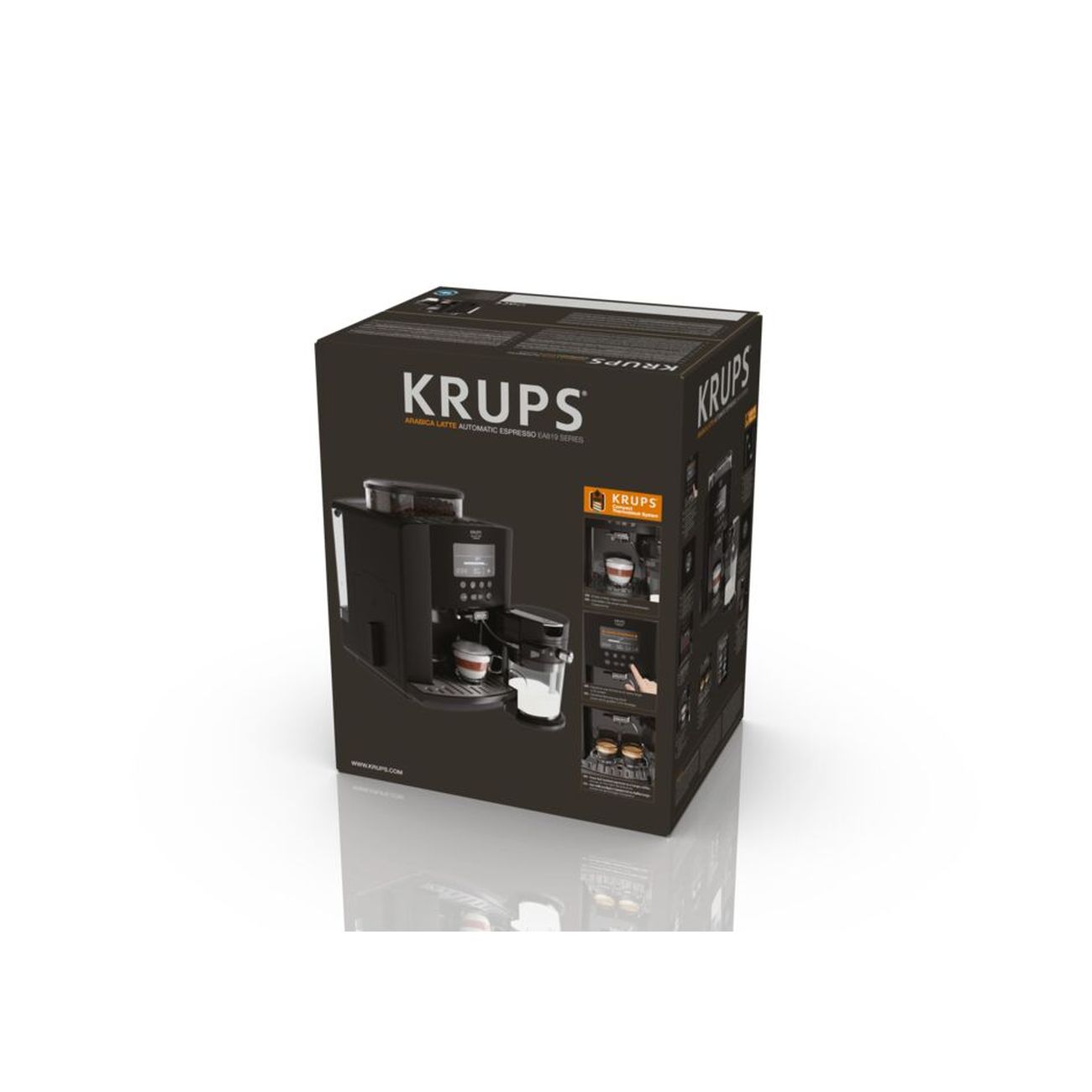 Купить Кофемашина Krups Arabica EA819N10 в каталоге интернет магазина  М.Видео по выгодной цене с доставкой, отзывы, фотографии - Москва