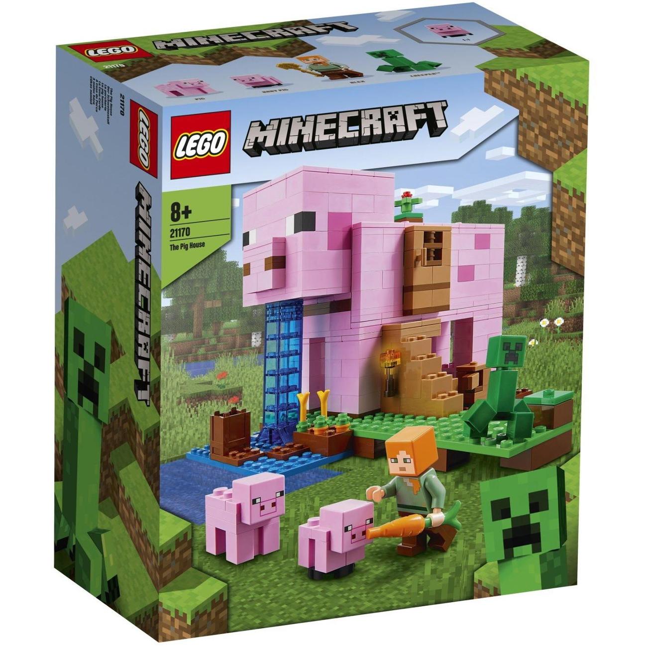 Купить Конструктор Lego Minecraft Дом-свинья (21170) в каталоге интернет  магазина М.Видео по выгодной цене с доставкой, отзывы, фотографии - Москва