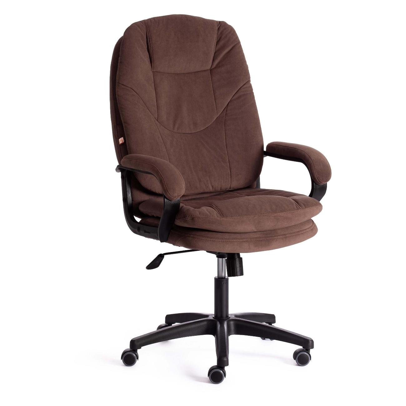 Изображение товара Кресло компьютерное Tetchair COMFORT LT (22) флок коричневый