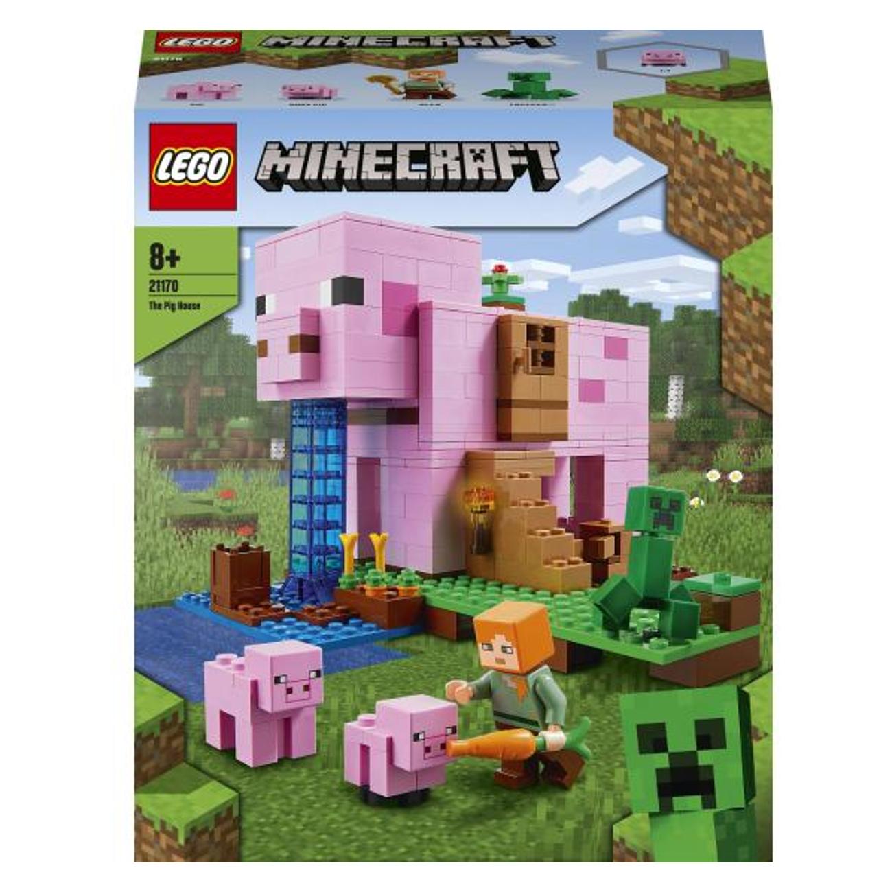 Купить Конструктор Lego Minecraft Дом-свинья (21170) в каталоге интернет  магазина М.Видео по выгодной цене с доставкой, отзывы, фотографии - Москва