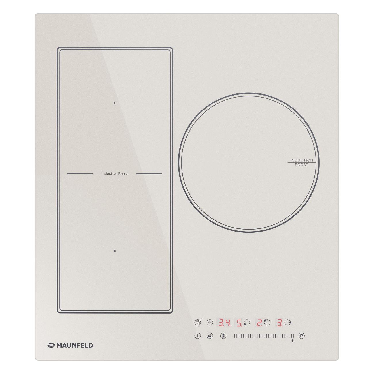 Изображение товара Встраиваемая индукционная панель независимая Maunfeld CVI453SBBG Изображение товара Встраиваемая индукционная панель независимая Maunfeld CVI453SBBG