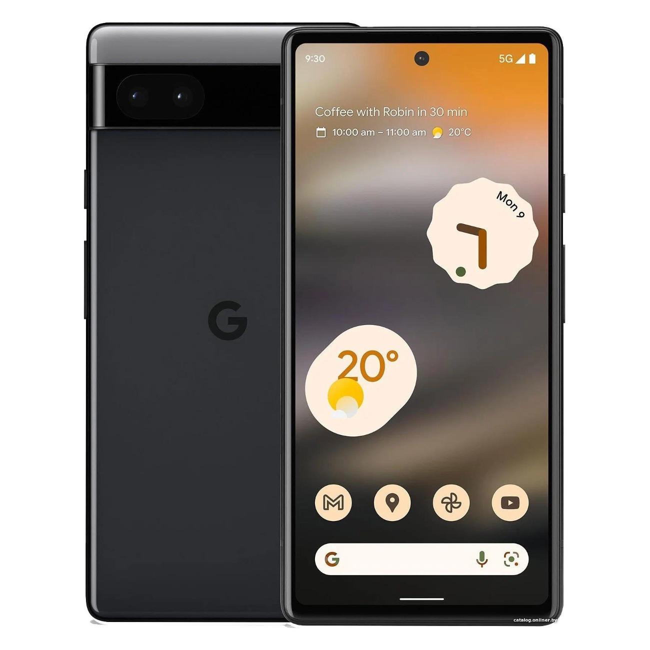 Купить Смартфон Google Pixel 6a 6/128GB Dark Grey в каталоге интернет  магазина М.Видео по выгодной цене с доставкой, отзывы, фотографии - Москва