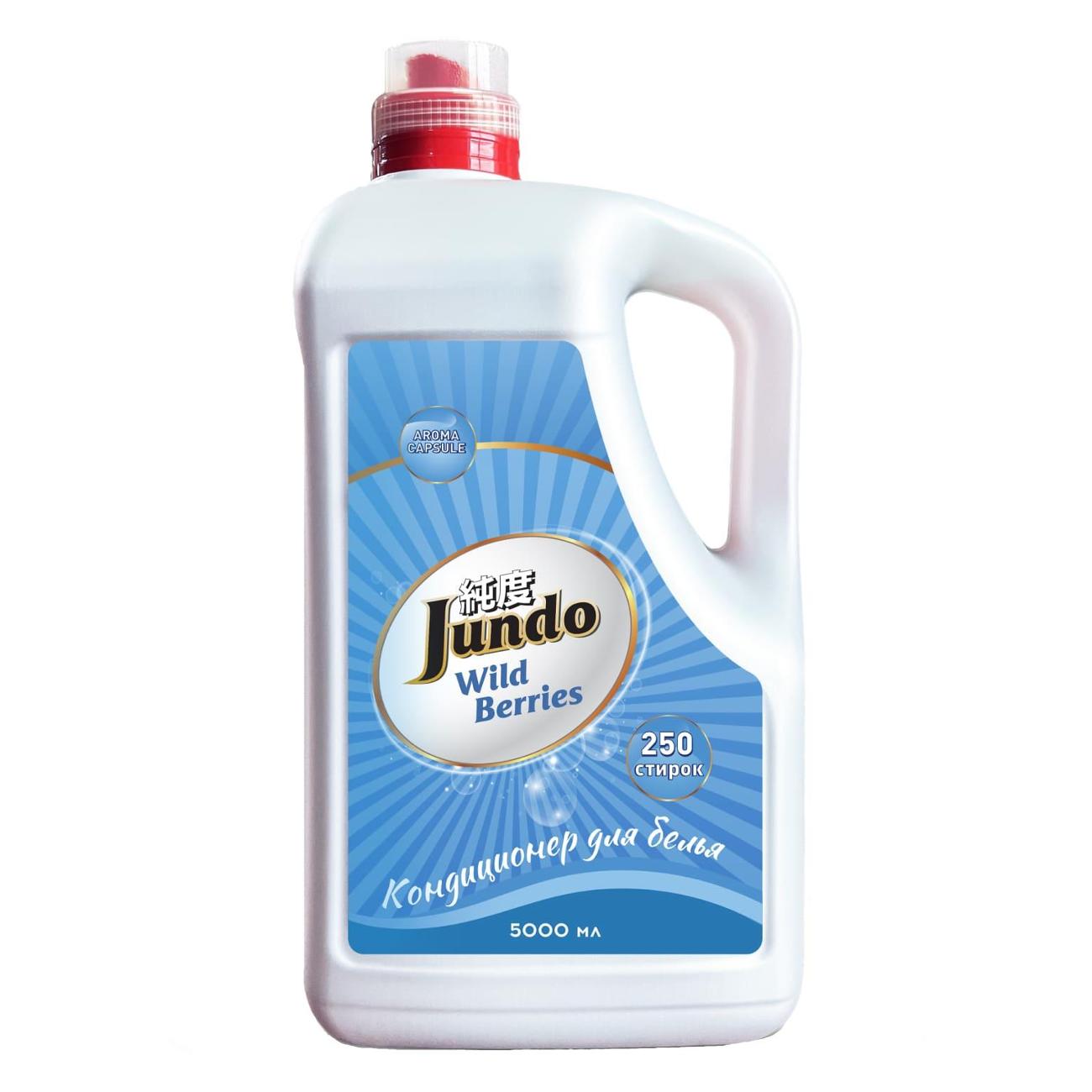 Изображение товара Кондиционер-ополаскиватель для белья Jundo Premium Wild berries 5 л