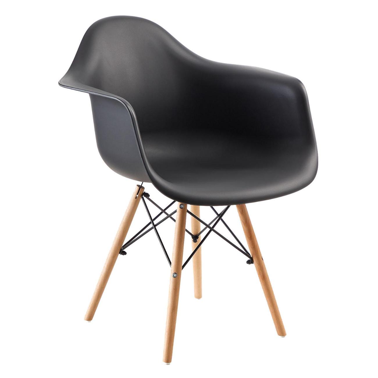 Изображение товара Стул обеденный Клик Мебель Eames глубокий черный