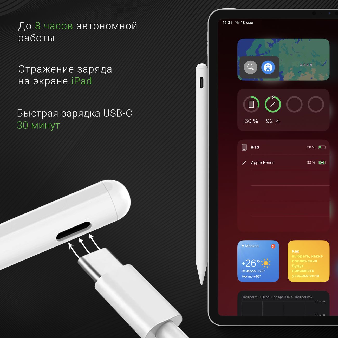 Купить Стилус Digma Pro i2 для Apple iPad белый (DGSPI2WT) в каталоге  интернет магазина М.Видео по выгодной цене с доставкой, отзывы, фотографии  - Москва