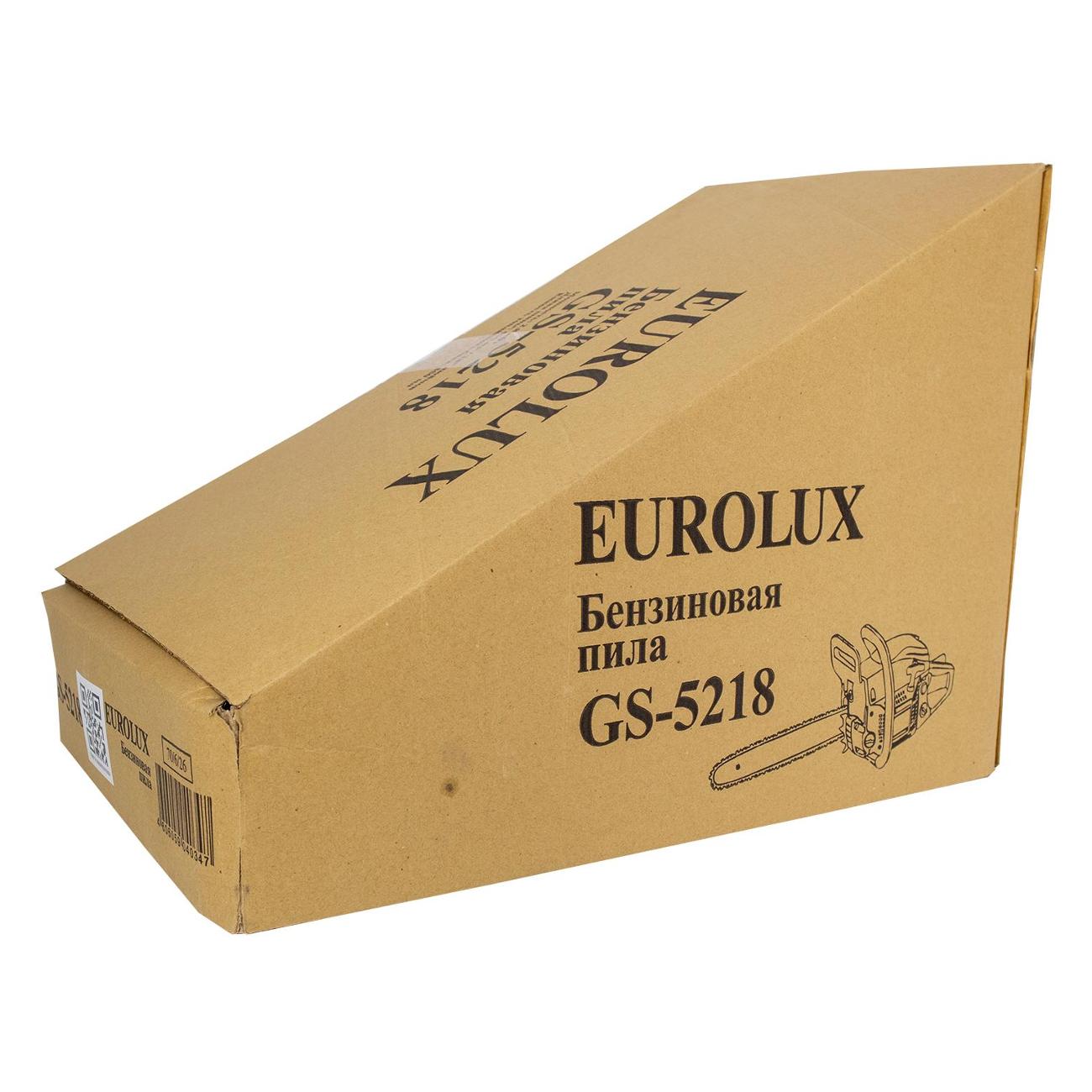 Gs 5218. Бензопила Eurolux GS-5218. Бензопила Eurolux GS-5218 коробка.