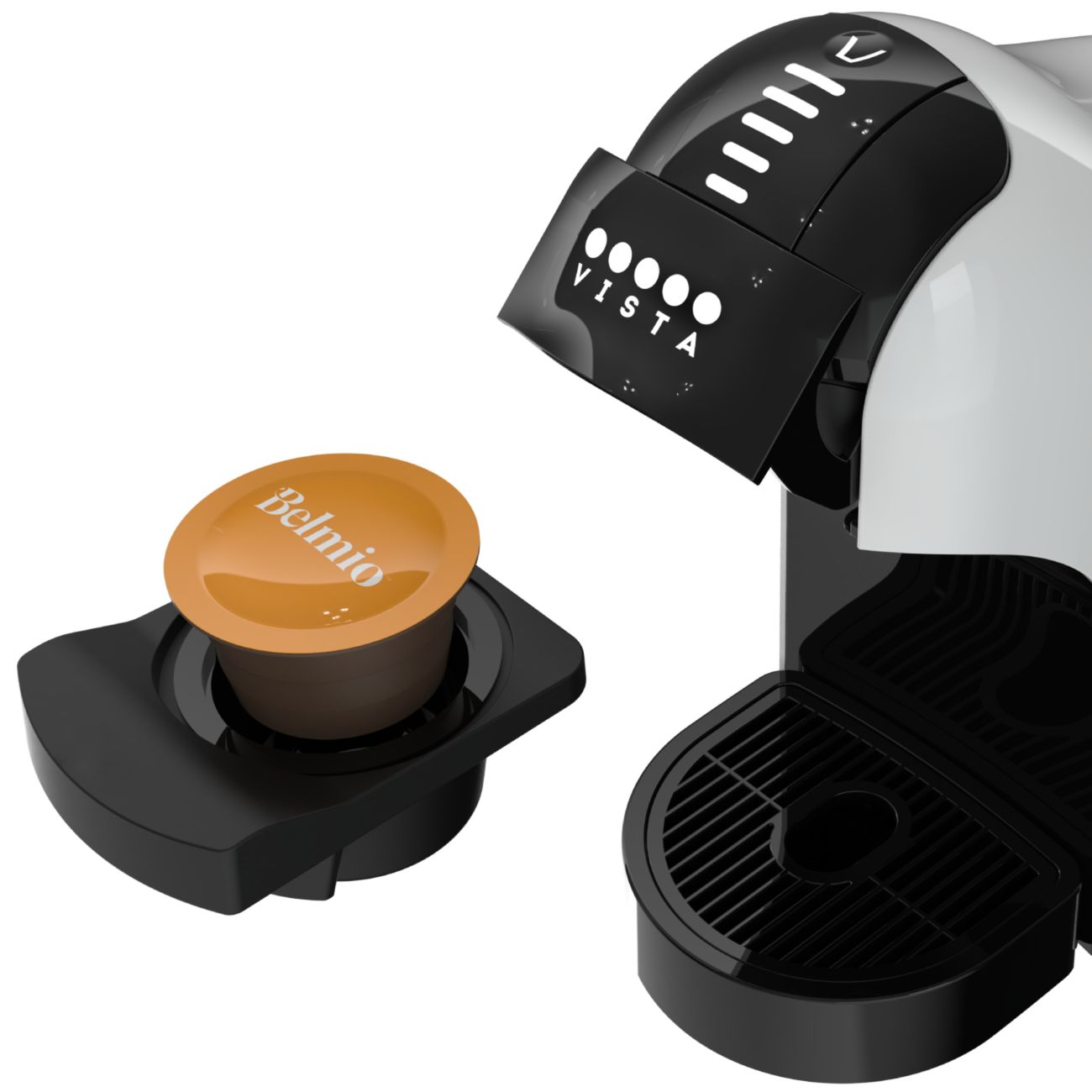 Купить Кофемашина капсульного типа Dolce Gusto Vista Napoli DNS200W 3в1  белая в каталоге интернет магазина М.Видео по выгодной цене с доставкой,  отзывы, фотографии - Москва