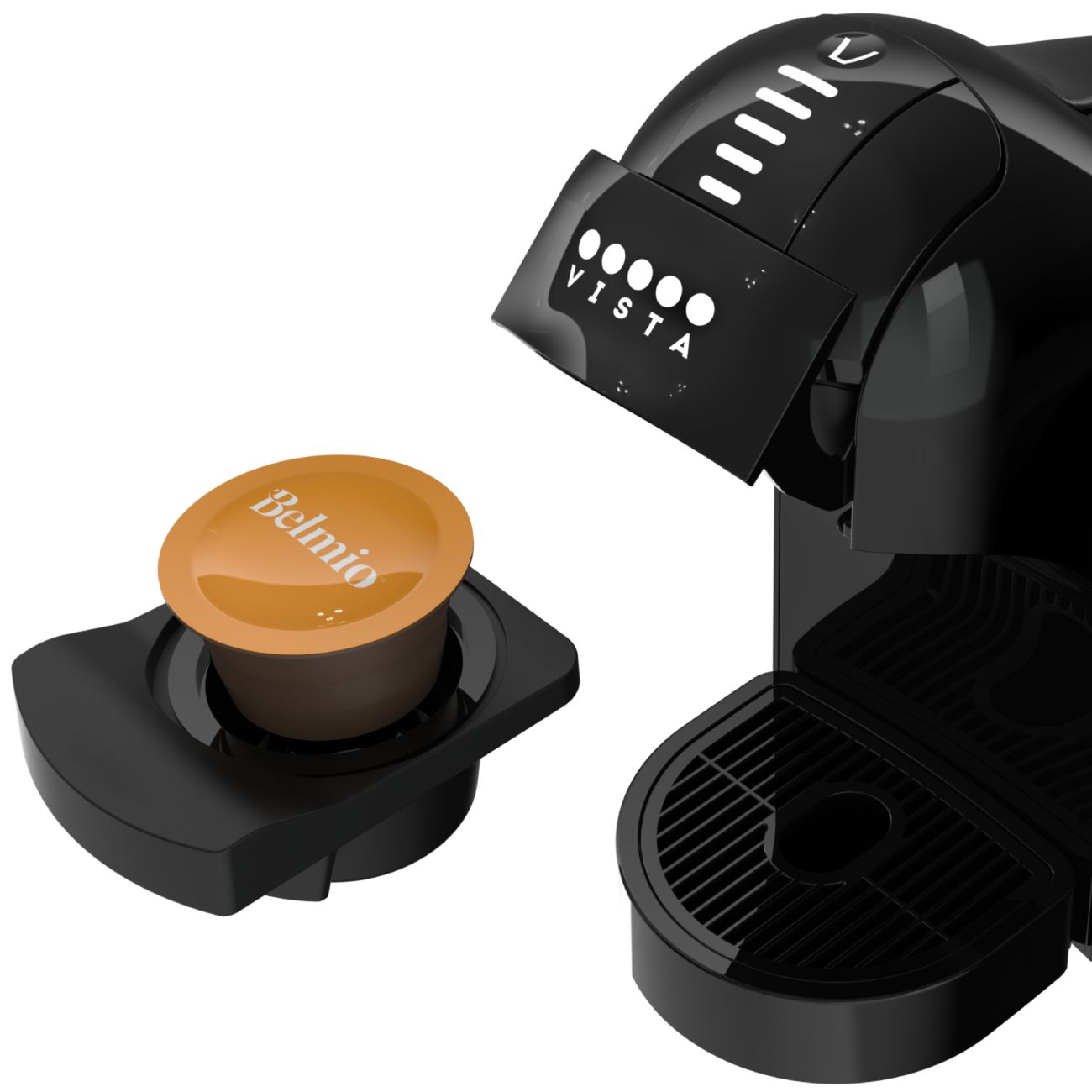 Кофемашина капсульного типа Dolce Gusto Vista Napoli DNS200B 3в1 черная