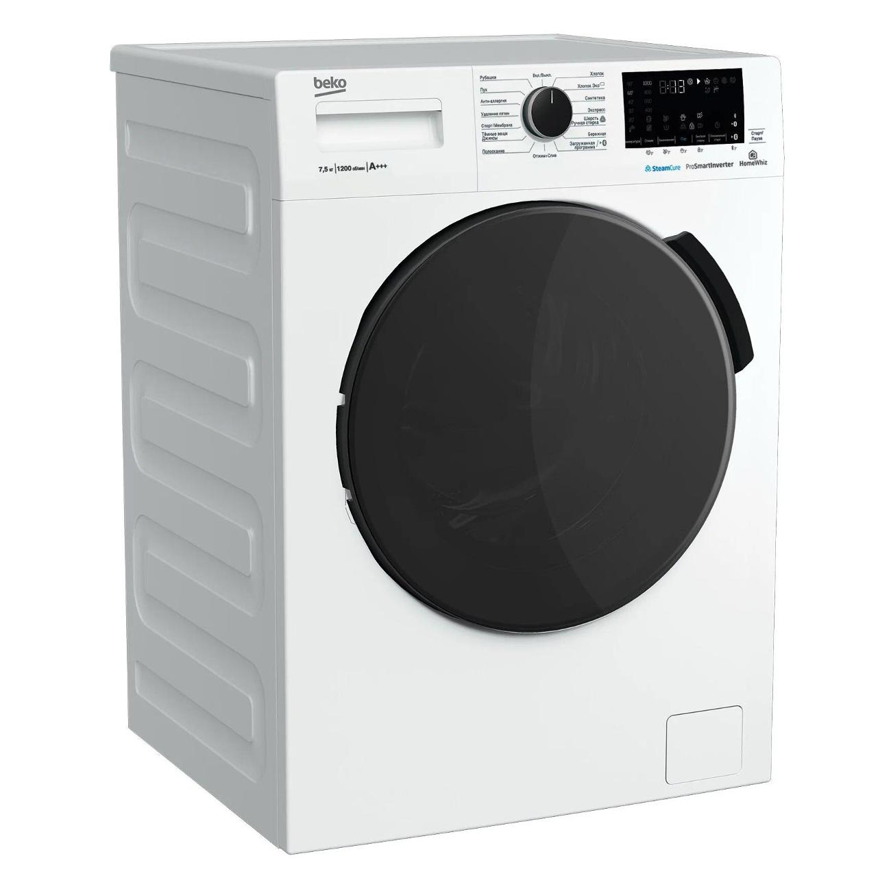 Купить Стиральная машина узкая Beko WSPE7H616W в каталоге интернет магазина  М.Видео по выгодной цене с доставкой, отзывы, фотографии - Москва