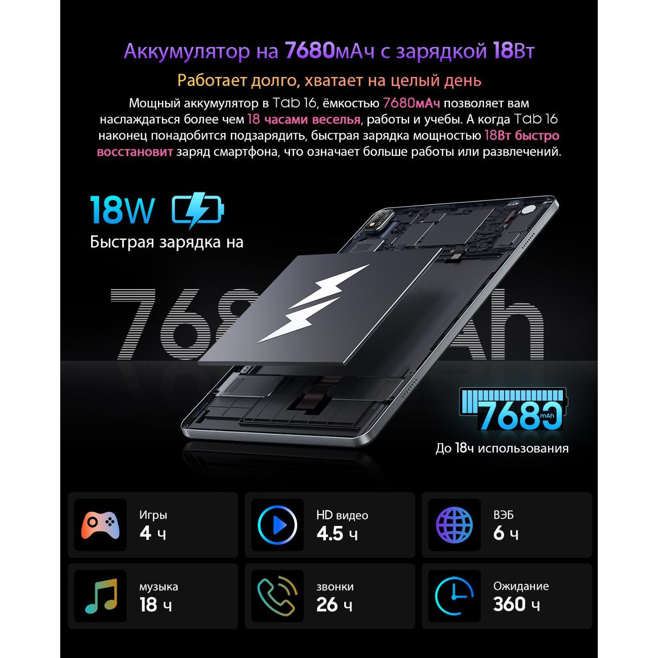 Купить Планшет Blackview Tab 16 8/256GB Meteorite Gray в каталоге интернет  магазина М.Видео по выгодной цене с доставкой, отзывы, фотографии - Москва